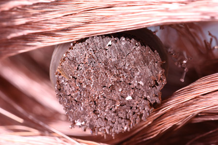 Close-up of copper wire