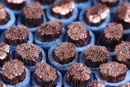 Copper electric cableの写真素材