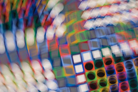 Defocused blurred abstract colorful background