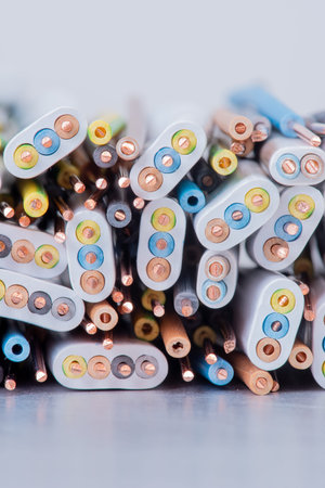 Copper cable and wire electrical installation equipment