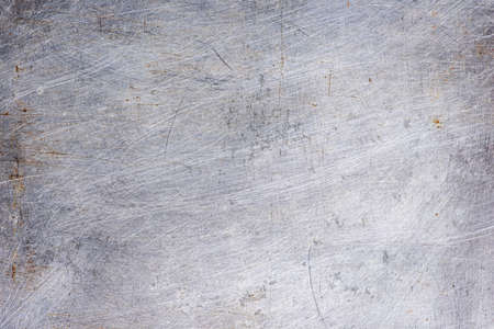 Scratched Grange Metal Backgroundの写真素材