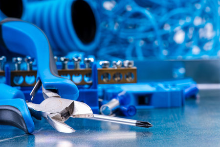 Tool and accessories used to instal and repair electrical installation