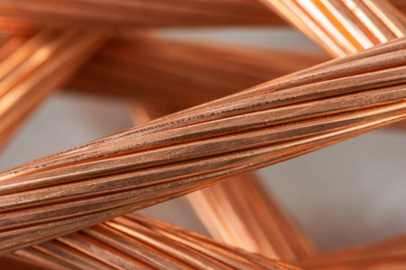 Power transmission in copper wire electrical conductor