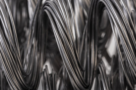 Spring Steel Hard Wire Macro View