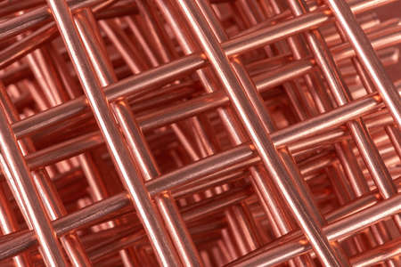 Pure copper wire, raw material energy industryの写真素材