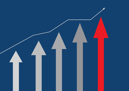 Arrow graph vector