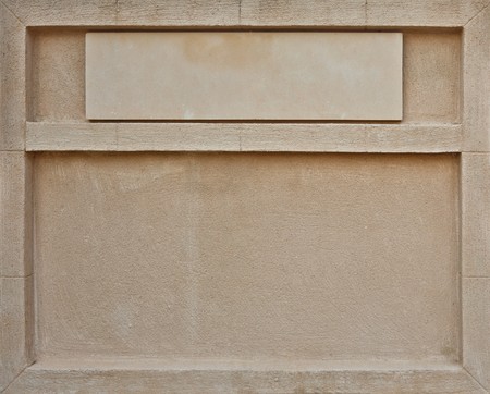high resolution blank beige stone signの写真素材
