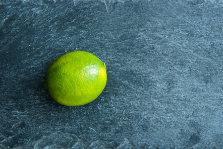 Closeup on lime on stone substrateの写真素材