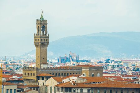 Palazzo vecchio in florence, italyの写真素材