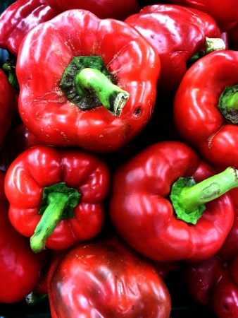 Red peppersの素材