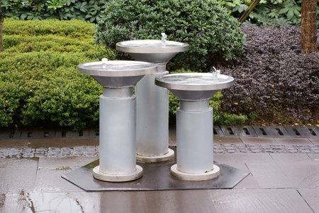 Direct drinkling water equipment in park