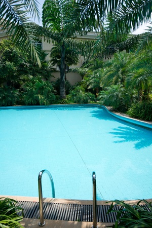 swimming pool of hotel,kunming,chinaのeditorial素材