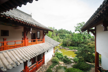 traditional chinese building ,chongqing,china