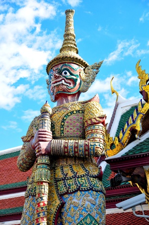 Giant statue in the temple.のeditorial素材