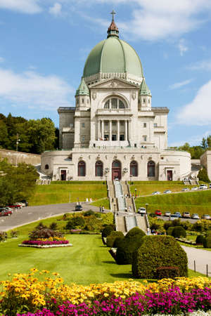 Saint Joseph Oratory construction began in 1904. の写真素材