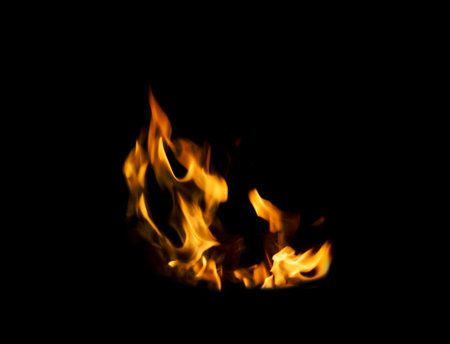 Fire flames backgroundの写真素材