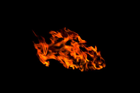 Fire flames backgroundの写真素材