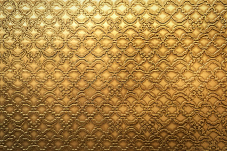 A gold textured background with a subtle, patterned design
