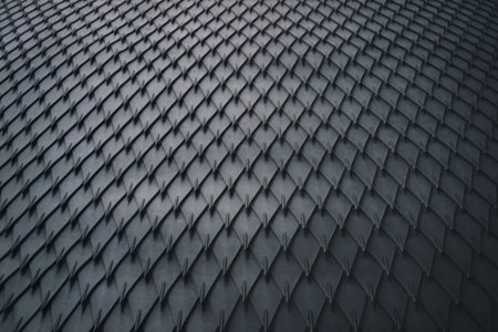 a textured surface with a repetitive diamond-like patternの写真素材