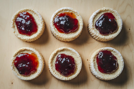 cottage cheese cakes with jam