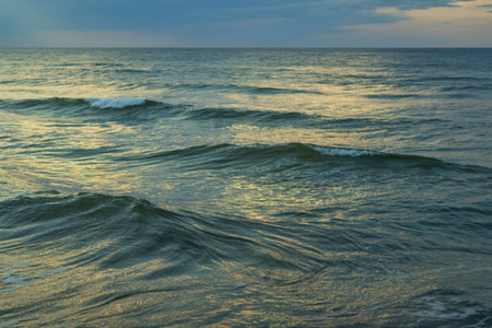 a deep blue sea surface