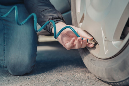 Electric car charging with cable
