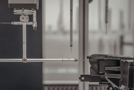 Machine part in industrial setting