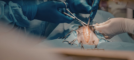 Surgical procedure on a patient