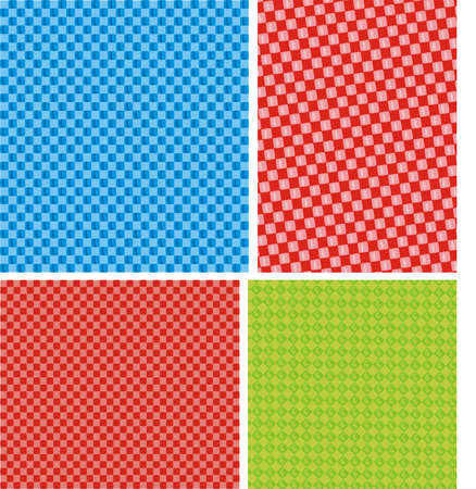 fabric - checkered patternのイラスト素材