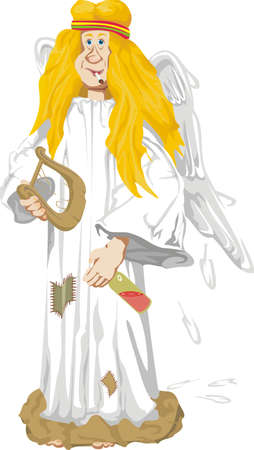 fallen angelのイラスト素材