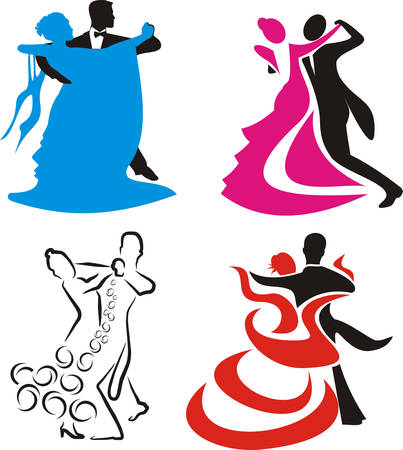 dance logoのイラスト素材