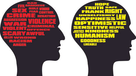 bad mind, beatiful mindのイラスト素材