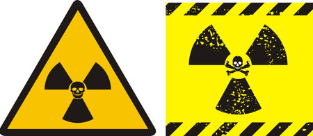 radiation - signのイラスト素材