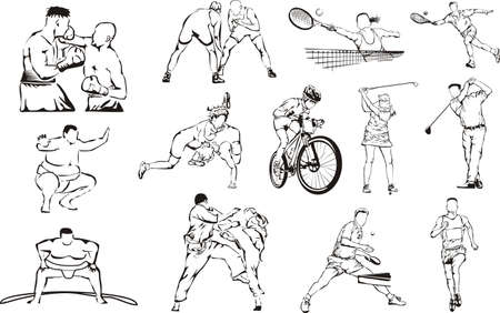 sports icons - individualのイラスト素材