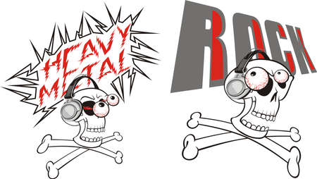I don`t like, i like - heavy metal and rockのイラスト素材