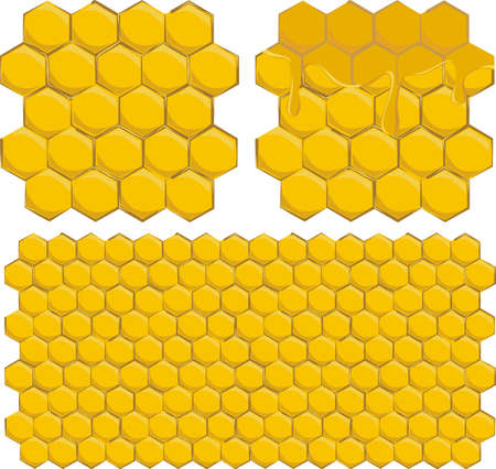 honeycomb backgroundのイラスト素材