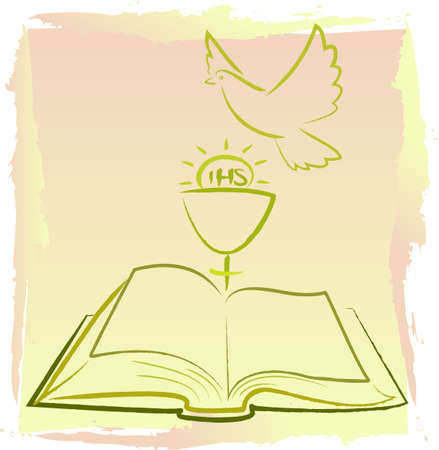 first holy communion -  holy spiritのイラスト素材