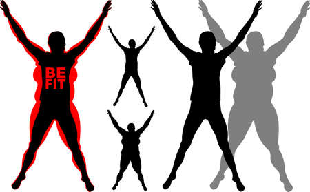 Fitness - be fitのイラスト素材