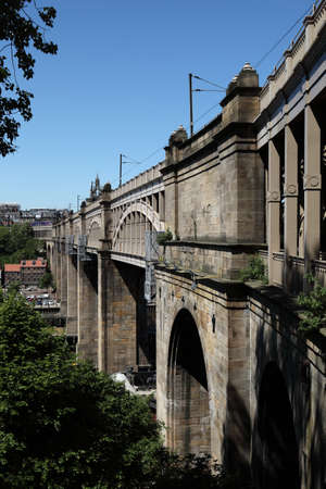 High Level Bridge, Newcastle Upon Tyneの写真素材