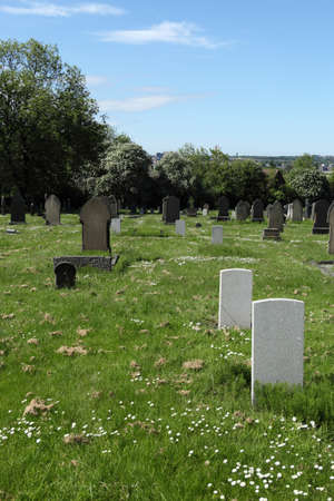 Scene in a Cemeteryの写真素材