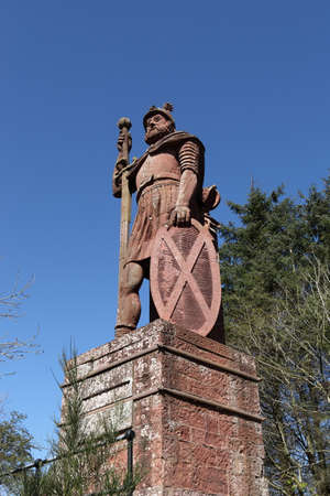 Dryburgh William Wallace monument, Scotlandのeditorial素材
