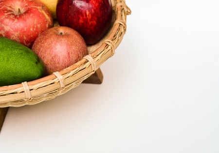 Mix Fruit Isolate On White Backgroundの写真素材