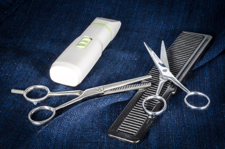 Image of hair cut device for dogの写真素材