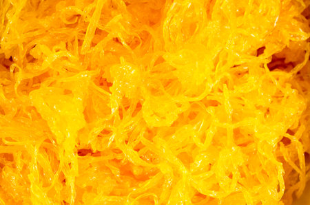Thai sweetmeat dessert made from egg and sugar