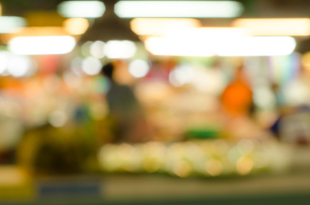 Abstract blurred market  for backgroundの写真素材