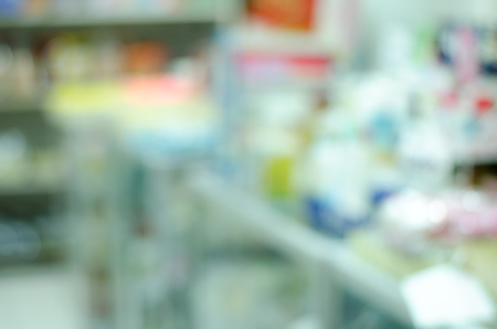 Image of blurred store for backgroundの写真素材