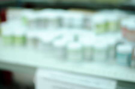 Image of blurred store for background