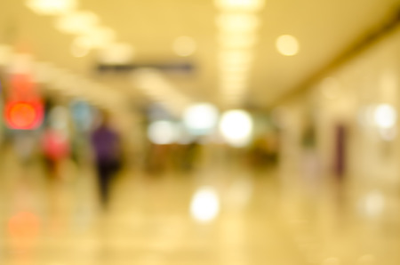 Abstract blurred airport terminal for backgroundの写真素材