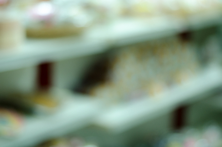 Image of blurred store for backgroundの写真素材