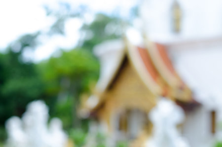 Image of abstract Thai temple blur backgroundの写真素材